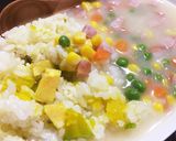 野菜たっぷり！シチューご飯作り方5写真