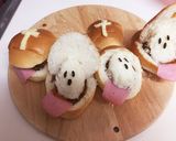 全部食べれる♪ハロウィンおばけの棺パン作り方5写真