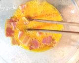 レンジで簡単！豆苗とベーコンの玉子炒め作り方3写真