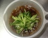 きゅうりとクラゲの甘酢和え作り方7写真
