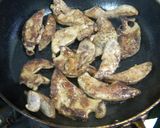 パワー回復「レバーと小松菜の味噌炒め」作り方3写真