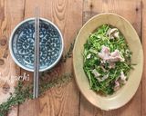 レンジで簡単！豆苗とベーコンの玉子炒め作り方11写真