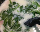 素なしで！ほうれん草のポタージュスープ。作り方5写真