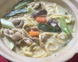 牛ダシで？！美味しい豚骨風変わり鍋♪作り方4写真