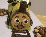 機関車トーマス☆パーシーケーキ♪作り方5写真