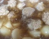 蕪とレンコン入り肉団子のダシダスープ鍋作り方3写真