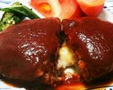 時短♪ 煮込みハンバーグ作り方4写真