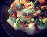 【柚子のせ】水菜＆アボカド＆チーズ生春巻作り方5写真