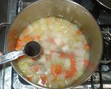 簡単スープ煮♪ホタテ缶と大根の優しい味作り方6写真
