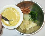 カレーポテトサラダ♪レンジで簡単♪玉ねぎ作り方11写真