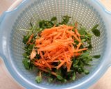豆もやしと豆苗の彩りサラダ作り方1写真