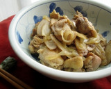 簡単★鶏とごぼうのあごだしつゆ煮作り方5写真