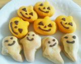 ハロウィン❤おばけかぼちゃ饅頭作り方18写真
