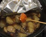里芋と鶏肉の煮物作り方9写真