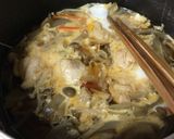 単純な親子丼作り方3写真