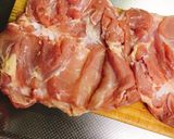 CHIZZA風☆鶏もも唐揚げの生ハムピザ作り方1写真