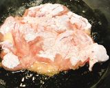 CHIZZA風☆鶏もも唐揚げの生ハムピザ作り方3写真