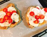 CHIZZA風☆鶏もも唐揚げの生ハムピザ作り方7写真