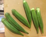 オクラの茹で方。もずくやめかぶに、添えに作り方1写真