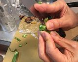 オクラの茹で方。もずくやめかぶに、添えに作り方2写真