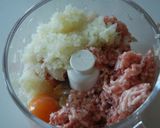 詰めて焼くだけ★パプリカの肉詰めバーグ作り方3写真
