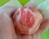 ダシダで照り旨♥里芋の肉巻き揚げボール作り方2写真