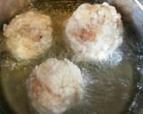 ダシダで照り旨♥里芋の肉巻き揚げボール作り方4写真