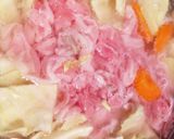 だし入り味噌＊豚肉と野菜と舞茸の味噌汁作り方2写真