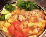 シメまでいただく！一人前簡単《カレー鍋》作り方2写真