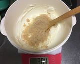 黒ごまのレアチーズケーキ作り方3写真