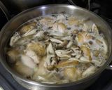 鶏とキノコのクリーム煮　山葵添え♪　作り方5写真