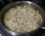 鶏とキノコのクリーム煮　山葵添え♪　作り方6写真