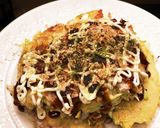 お好み焼き チーズ入り作り方6写真