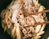 豚肉とごぼうのシンプルな煮物。作り方4写真