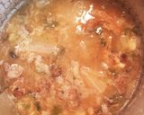 ヴィーガン対応菊とキノコとトウキの味噌汁作り方5写真