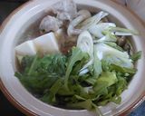 一人鍋で鶏すき鍋作り方5写真