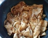 玉ねぎ入り　やわらかい豚肉のしょうが焼き作り方6写真