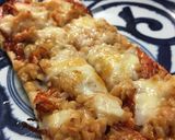お揚げのキムチ〜ズ納豆ピザ作り方4写真