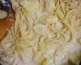 明太子じゃがクリームパスタ作り方7写真