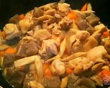 鶏肉と牛蒡の煮物作り方4写真