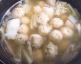 ダシダで鶏団子スープ作り方7写真
