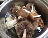 栗茸など5種きのこ・大根の味噌煮・田舎風作り方5写真