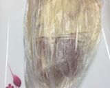 簡単な柔らか味噌煮豚 高菜添え作り方2写真