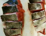 炊飯器で 秋鮭と銀杏の炊き込みご飯作り方2写真