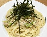 ネギ盛り❤️和風ツナパスタ作り方5写真