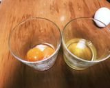 卵の白身だけかけごはん作り方1写真