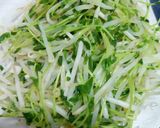 ☆もやしと豆苗の鶏肉おかずサラダ☆作り方3写真