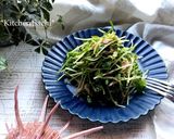 レンジで簡単！豆苗とベーコンの玉子炒め作り方9写真