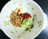 梅チーズ納豆ご飯作り方2写真