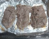 お弁当。豚肉ケチャップソースつけ焼き作り方3写真
